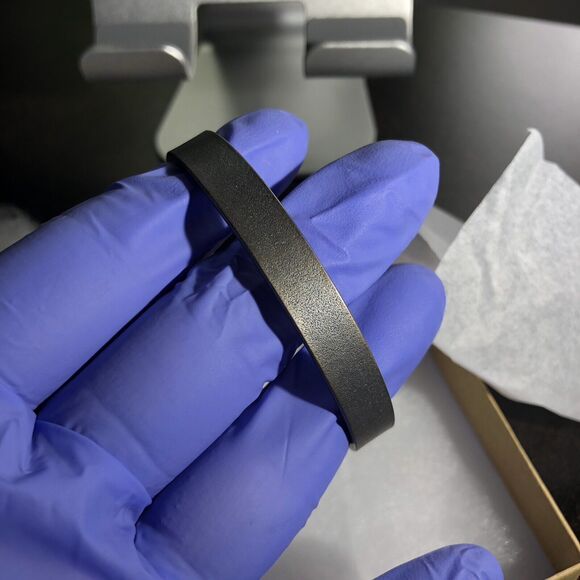 Sterling Silver Boho Cuff Bracelet - Stackable Handmade Southwest Chic Bangle - Picture 3 of 8